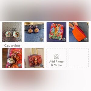 Frida Khalo Hand Bundle! Earrings,Tote bag, change purse,key chain 🧡❤️